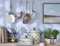 Mackenzie-Childs Sterling Check Stockpot