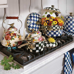 Courtly Check Enamel 3 Qt. Casserole