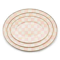 Rosy Check Small Oval Platter
