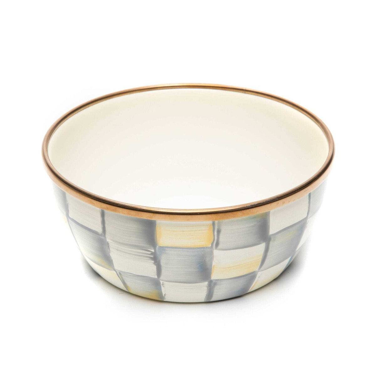 Sterling Check Pinch Bowl